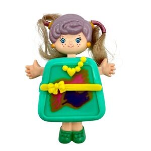 Sweet Secrets Doll Vintage Toy Purse Compact 1988 Galoob Playset Girl Green Teal